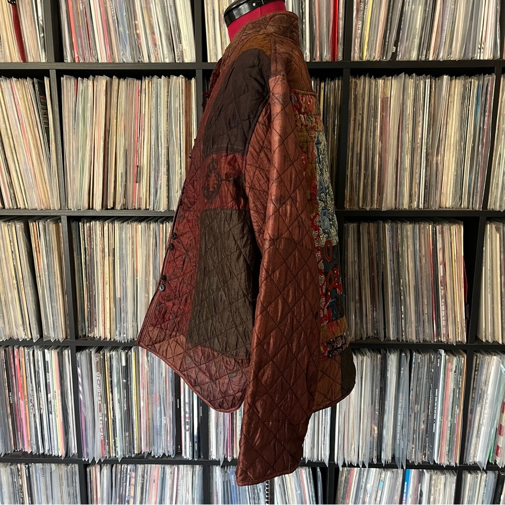 Phish llama TABOOT patchwork silk jacket ♻️⭕️🦙 sacred threads sphere shakedown - Picture 12 of 16
